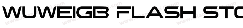 WuweiGB Flash Storm字体转换